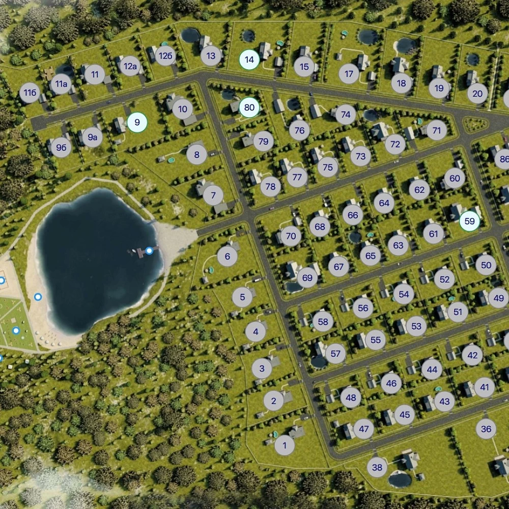 План поселка Woodside Residence