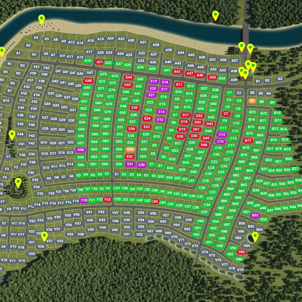 План поселка Ривер Парк