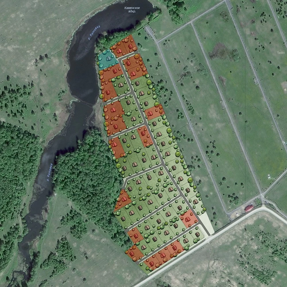План поселка Раточкины пруды-2