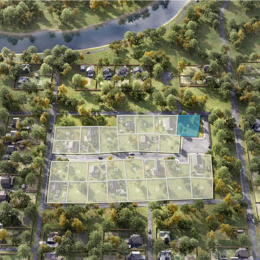 План поселка Secret Garden