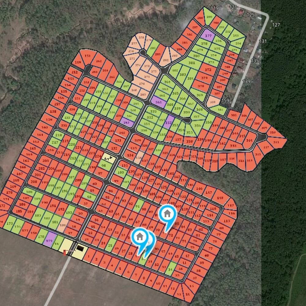 План поселка Сумароково-2