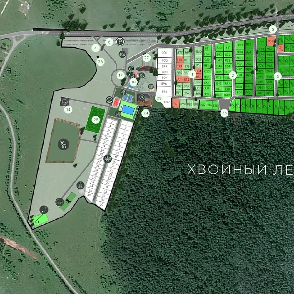 План поселка PORTFOLIO